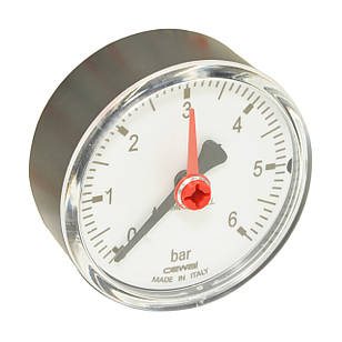 Монометр з індикатором передній Cewal Ø63 1/4" 4 бари