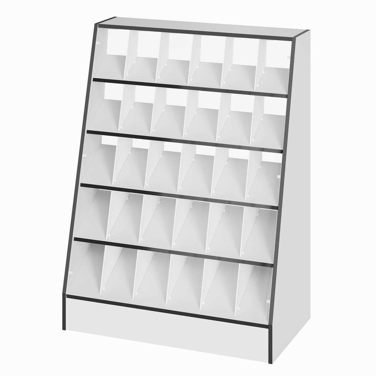 Вітрина кондитерська торгова з 30 осередками і скляною вітриною ЕК-16.1 (серія ЕК), фото 1