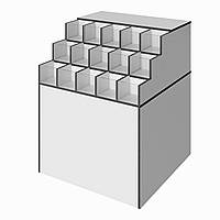 Прилавок кондитерський під горіхи/сухофрукти/цукерки 15 секцій