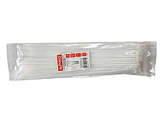 Хомут пластиковий APRO 4x370мм білий (100шт) CT-W4370