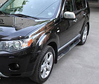 Боковые пороги Mitsubishi Outlander XL 2007-2010 (трубы)