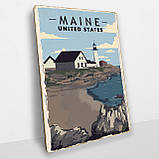 Дерев'яний постер Мен А5, фото 2