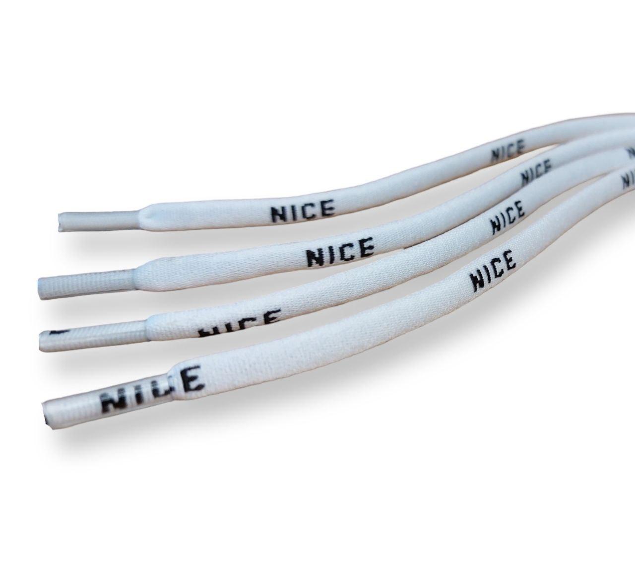 Шнурки "NICE" білі довжина 120 см