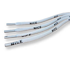 Шнурки "NICE" білі довжина 120 см