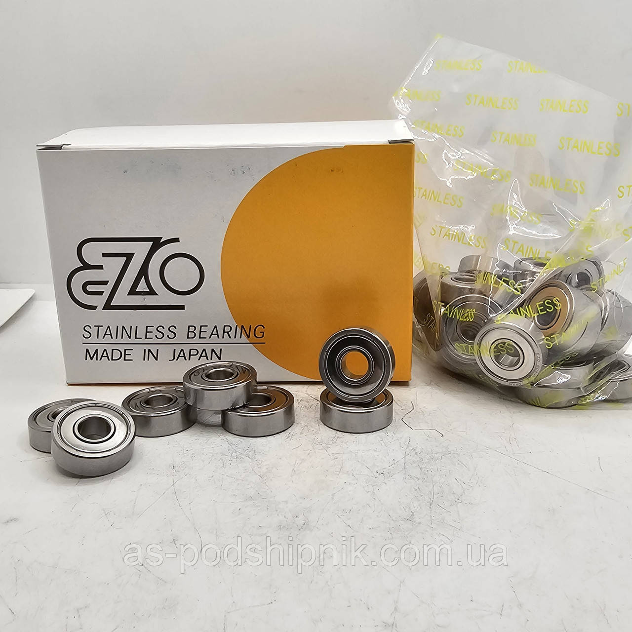 Підшипник S 634 ZZ EZO Japan (неіржавка сталь), фото 1