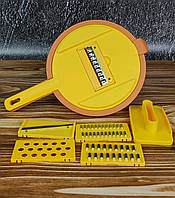 Ручна овочерізка-мультислайсер для овочів і фруктів FRICO FRU-285 9в1 Багатофункціональна овочерізка