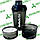Мультишейкер BioTech BT Wave Plus 600+250+100 мл Panther Black Чорний, фото 3