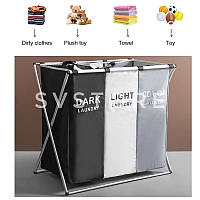 Складний кошик для чорного/білого/кольорового одягу