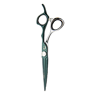 Ножиці прямі Proline сріблясто-зелені, матові KG1-60 6.0" (KG1-60)