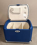 Термоелектричний автомобільний холодильник Mystery MTC-401 на 40 літрів з живленням від прикурювача та від мережі, фото 5