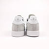 Чоловічі кросівки Adidas Gazelle Light Grey (Сірі) Взуття Адідас Газель замша шкіра повсякденні демісезон, фото 6