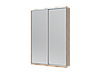 Шафа купе Doros Сіті Лайт Дуб Cонома 2 Дзеркала 150х45х225 (42002038), фото 2