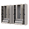 Розпашна Шафа для одягу Doros Гелар комплект Кашемір 4+4 ДСП 310х49.5х203.4 (80737642), фото 3