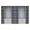 Розпашна Шафа для одягу Doros Гелар комплект Кашемір 4+4 ДСП 310х49.5х203.4 (80737642), фото 5