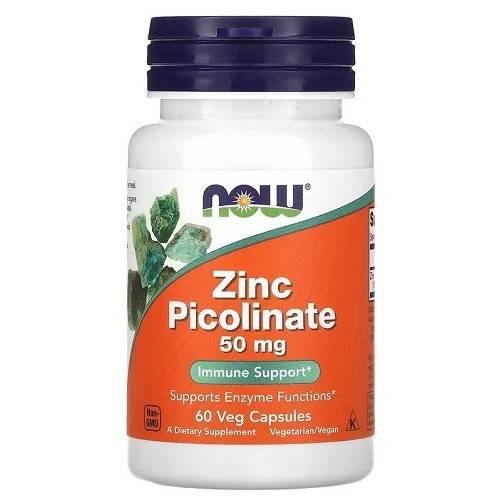Вітаміни Now Zinc Picolinate 50 mg (60 капсул.)