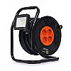 Садовий барабанний подовжувач 30 м Kraft&Dele KD4037 садовий подовжувач з котушкою, фото 7