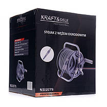 Котушка для садового шланга 20м+2м Kraft&Dele KD2079 візок з котушкою для шланга, фото 3