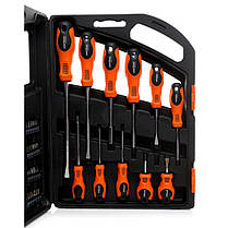 Набір викруток з комплектом біт 75 ел Kraft&Dele KD10904 набір викруток із бітами для ремонту, фото 3