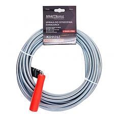 Сантехнічний трос для прочищення каналізації 10м х 9мм Kraft&Dele KD11767 shk