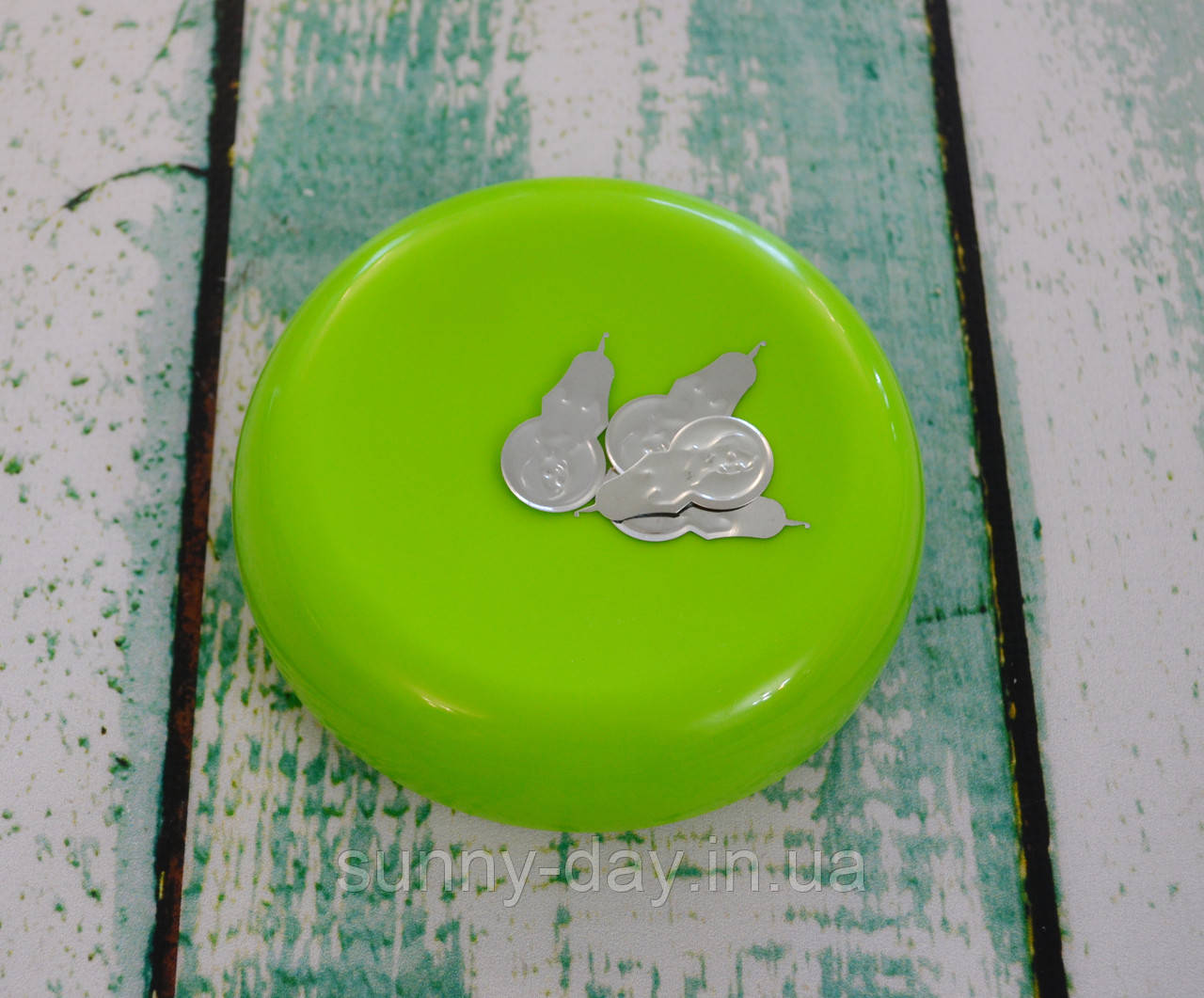 Гольниця магнітна кругла салатова, фото 1
