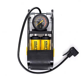 Насос для велосипеда ножний 44 х 110 мм Kraft&Dele KD11824 насос для накачування ногою