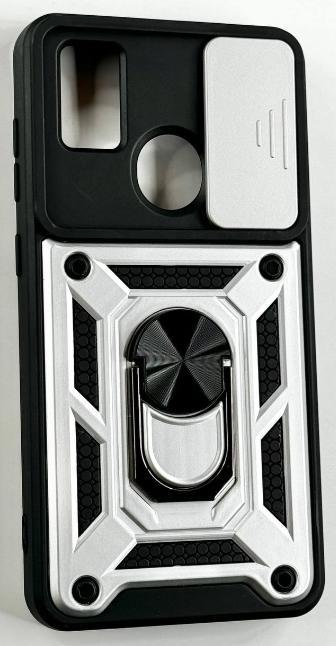 PC + TPU чохол Camshield Armor для ZTE Blade A31 / сріблястий