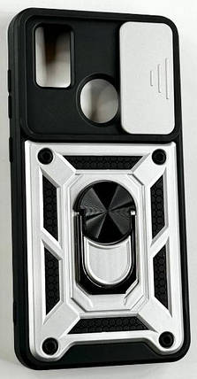 PC + TPU чохол Camshield Armor для ZTE Blade A31 / сріблястий, фото 1