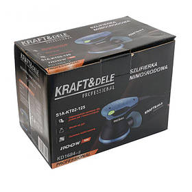 Шліфмашини 1100 Вт Kraft&Dele KD1684-Z ексцетрикова шліфувальна машина