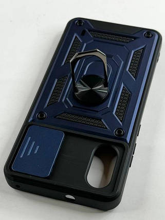 PC + TPU чохол Camshield Armor для ZTE Blade A31 Plus / синій, фото 2