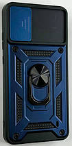 PC + TPU чохол Camshield Armor для ZTE Blade A31 Plus / синій, фото 3