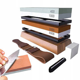 Точильний брусок для ножів 400-8000 Kraft&Dele KD10576 камінь для заточки ножів