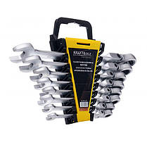 Набір гайкових ключів рожкових 8шт. Kraft&Dele KD11302 набір ключів ріжкових, фото 4