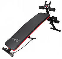 Лава для преса (вигнута) 4FIZJO з еспандерами та лічильником (P-5905973401401)