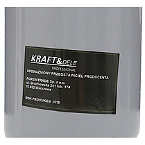 Балон газовий аргоновий AR+CO2, 8 л Kraft&Dele KD1831 газовий балон аргон, фото 5
