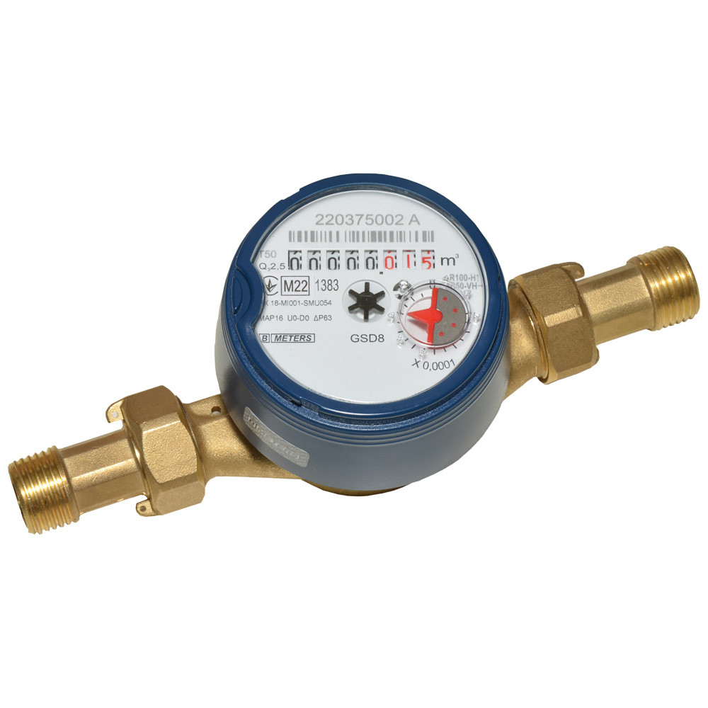 Лічильник води ХВ 1/2" GSD8-I R100 BMeters