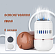 Електрична акумуляторна роликова пилка EasyFit EF441 пемза для п'ят із всмоктуванням пилу, 2 насадки, фото 10