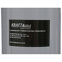 Балон газовий аргоновий CO2, 8 л Kraft&Dele KD1830 газовий балон аргон, фото 6