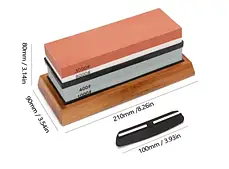 Професійний набір для заточки ножів 400-8000 Kraft&Dele KD10576 двосторонні точильні камені, фото 4