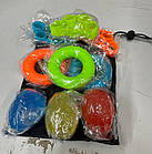 Набір 10 кістьових еспандерів для рук еспандер тренажери еспандери пальців руки пензля передплічника, фото 5