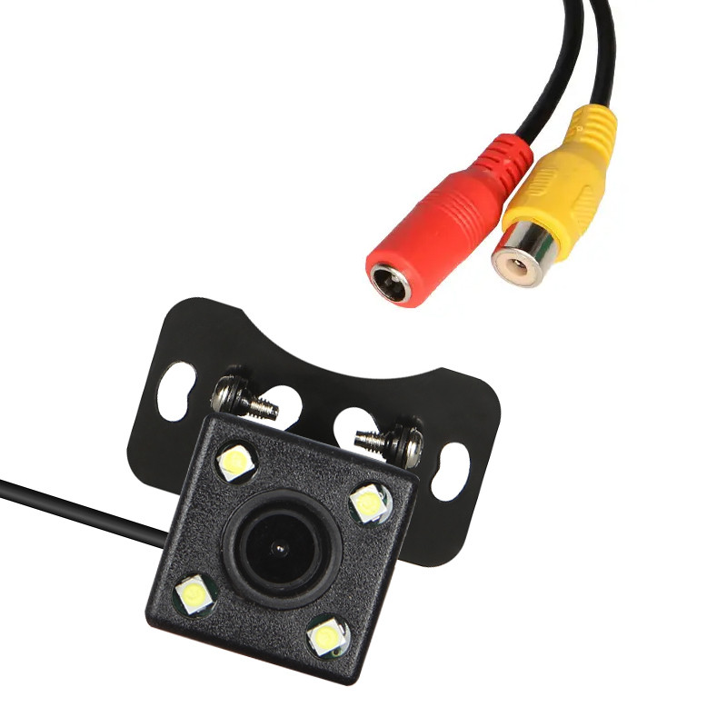 Автомобільна камера заднього огляду Lesko 7090 (3234) динамічна паркувальна розмітка 12 шт., фото 1