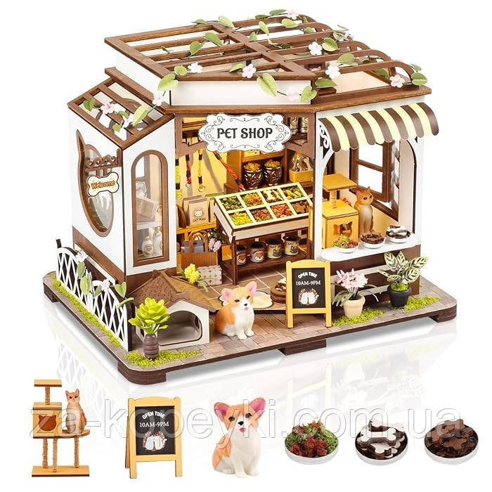 Румбокс Зоомагазин інтерьерний конструктор Pet Shop TSZH218