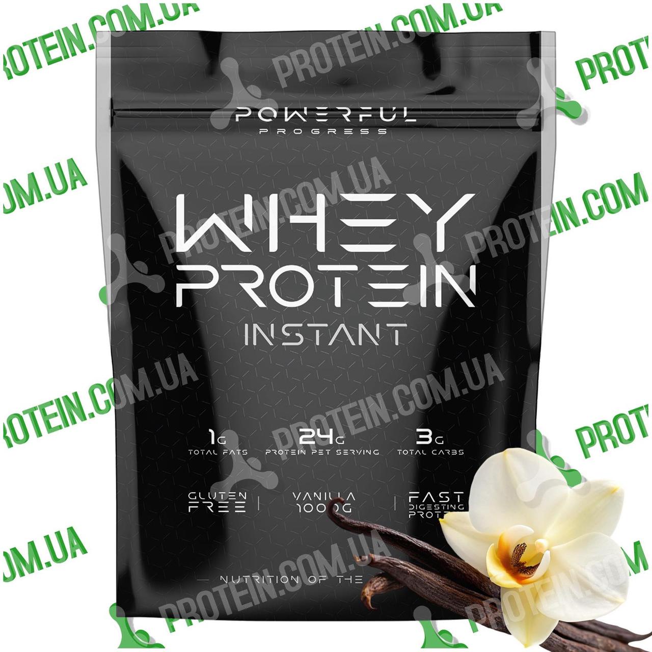 Протеїн Powerful Progress 100% Whey Protein Instant 1 кг Vanilla Ваніль