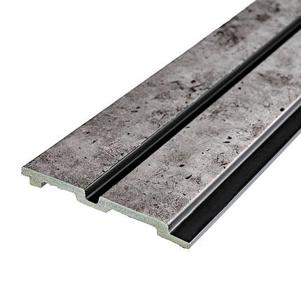 Рейка декоративна PS 2900х120х12мм Бетон із золотими вкрапленнями SW-00001752, фото 1