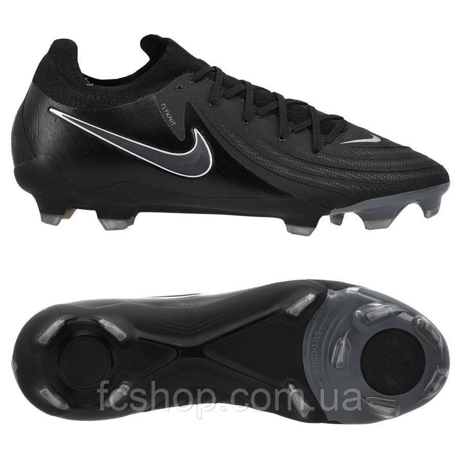 Футбольні бутси Nike Phantom GX II Pro FG FJ2563-001, Чорний, Розмір (EU) — 40.5