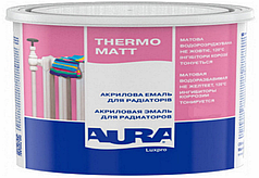 Акрилова емаль для радіаторів Aura Luxpro Thermo Matt, матова, 0,45л