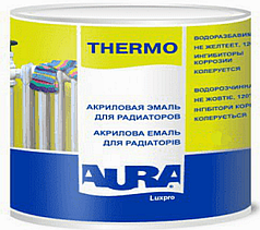 Акрилова емаль для радіаторів Aura Luxpro Thermo, глянцева, 0,45л