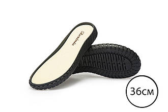 Підошва для взуття, Ruziniu, чорна, 36 розмір (23 см)