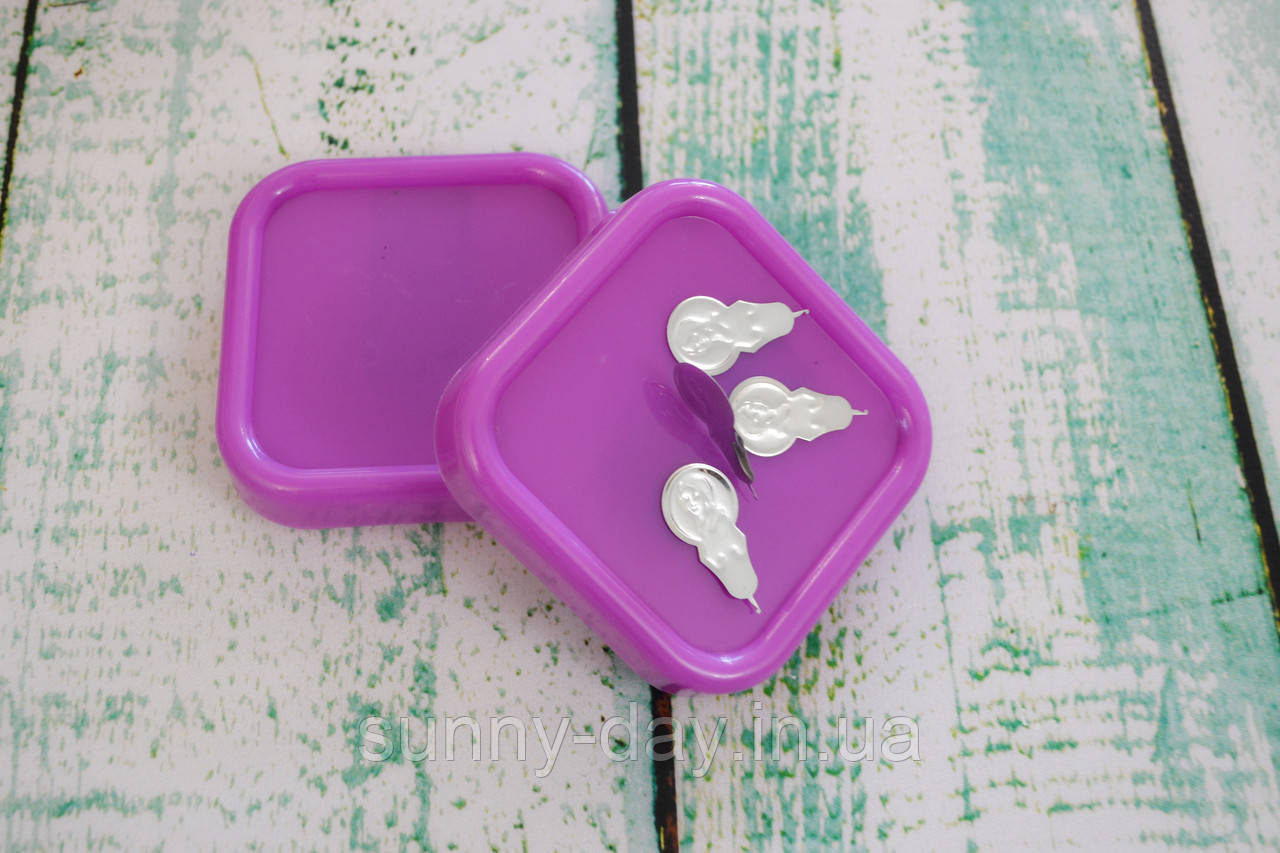 Магнітна подушка (гольниця) квадратна фіолетова, фото 1