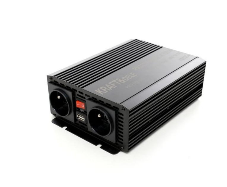 Інвертори живлення 1400 Вт Kraft&Dele KD1253 перетворювач dc/ac, фото 1