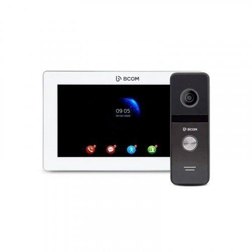 Комплект  BCOM BD-770FHD White Kit: відеодомофон 7" і відеопанель